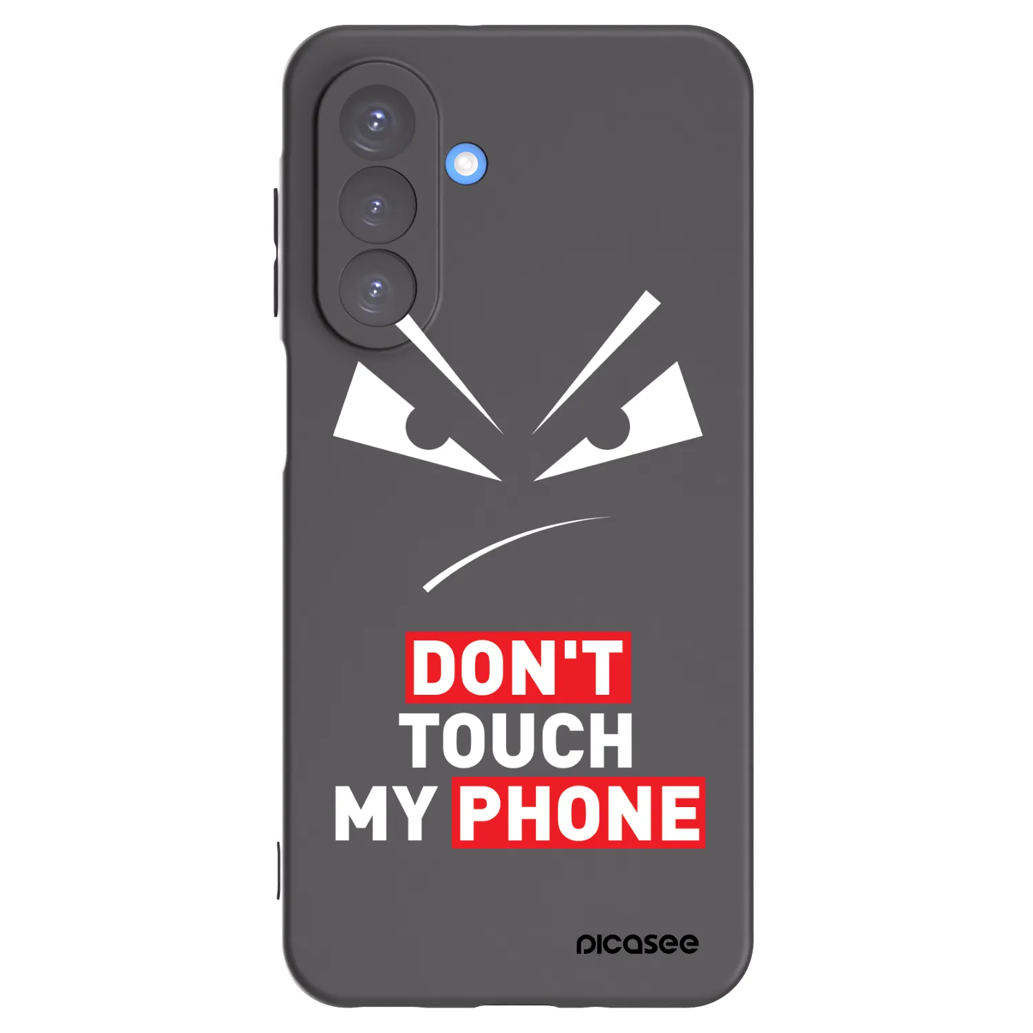 Picasee fekete szilikon tok az alábbi mobiltelefonokra Samsung Galaxy A17 5G - Evil Eye - Transparent