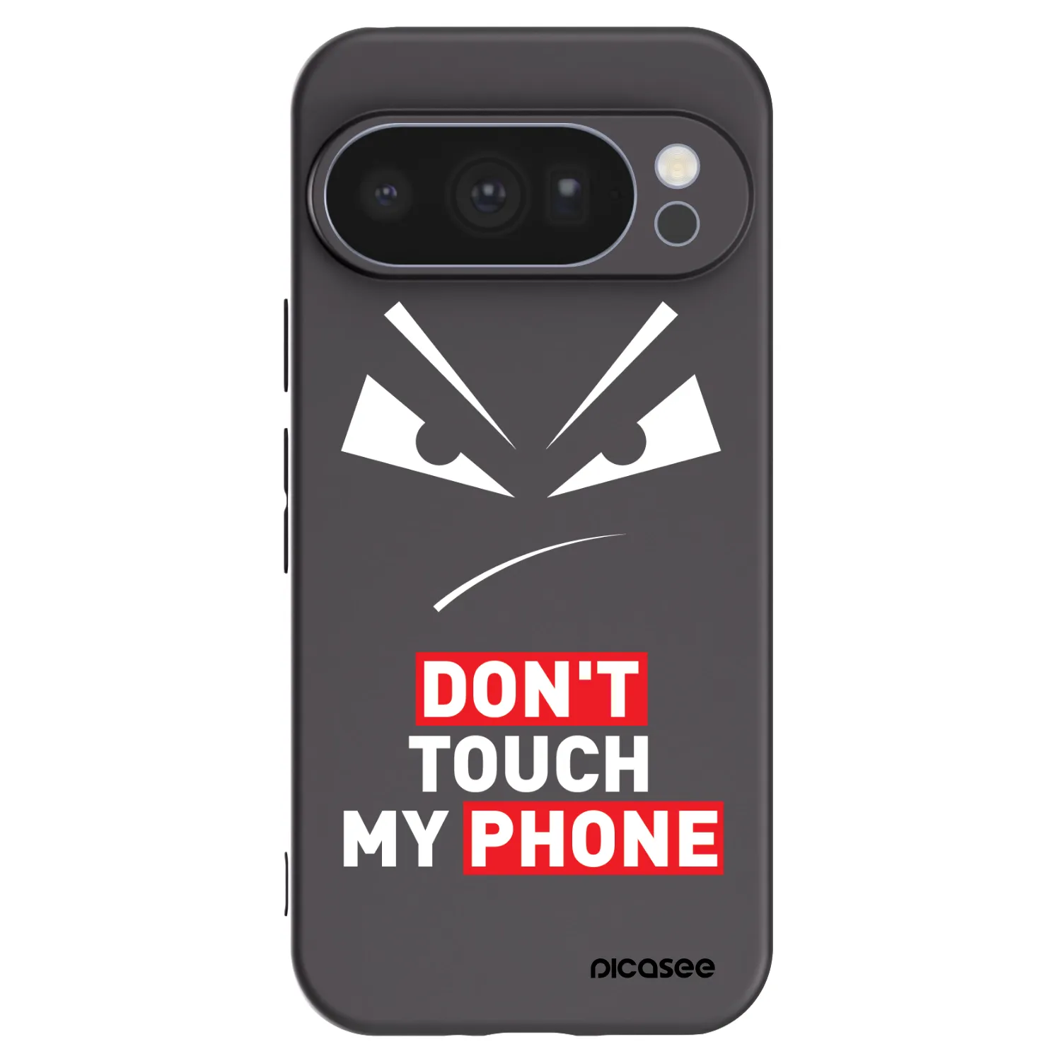 Picasee fekete szilikon tok az alábbi mobiltelefonokra Google Pixel 10 Pro - Evil Eye - Transparent