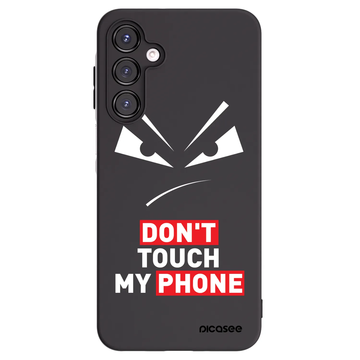 Picasee fekete szilikon tok az alábbi mobiltelefonokra Samsung Galaxy A16 4G - Evil Eye - Transparent