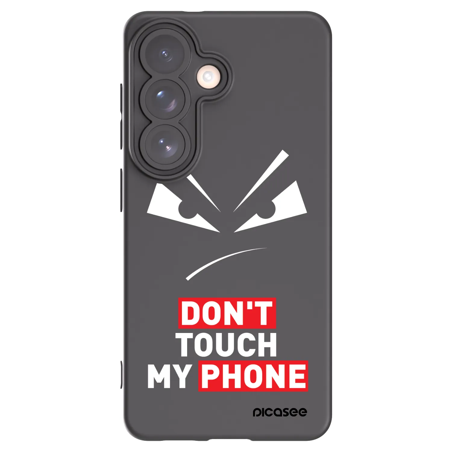 Picasee fekete szilikon tok az alábbi mobiltelefonokra Samsung Galaxy S26 - Evil Eye - Transparent