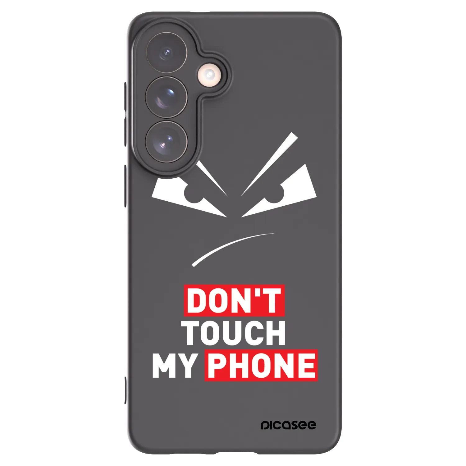 Picasee fekete szilikon tok az alábbi mobiltelefonokra Samsung Galaxy S26+ - Evil Eye - Transparent