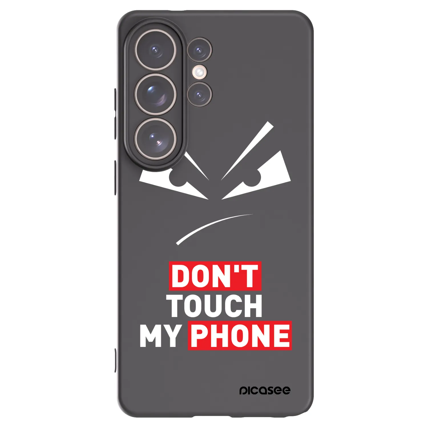 Picasee fekete szilikon tok az alábbi mobiltelefonokra Samsung Galaxy S26 Ultra - Evil Eye - Transparent