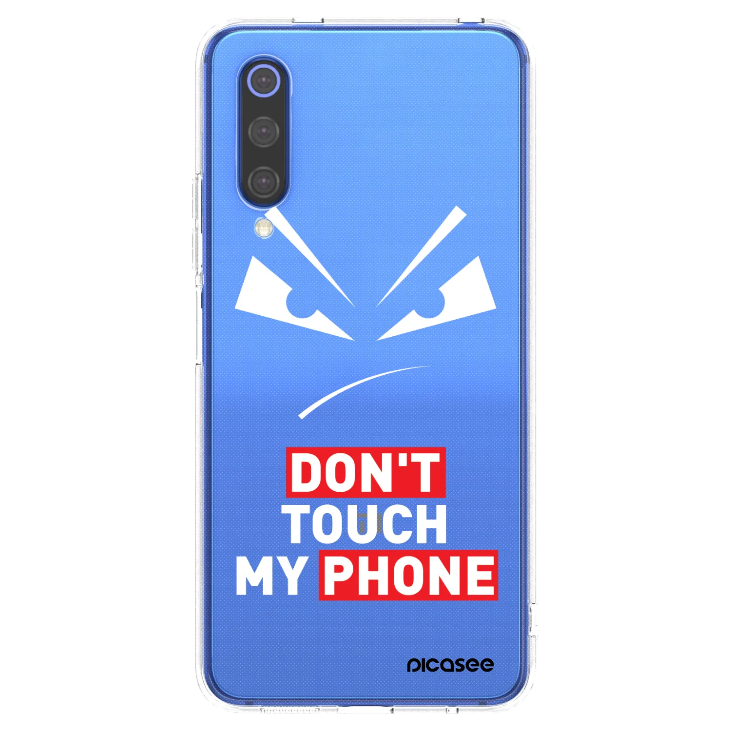 Picasee átlátszó szilikon tok az alábbi mobiltelefonokra Xiaomi Mi 9 SE - Evil Eye - Transparent