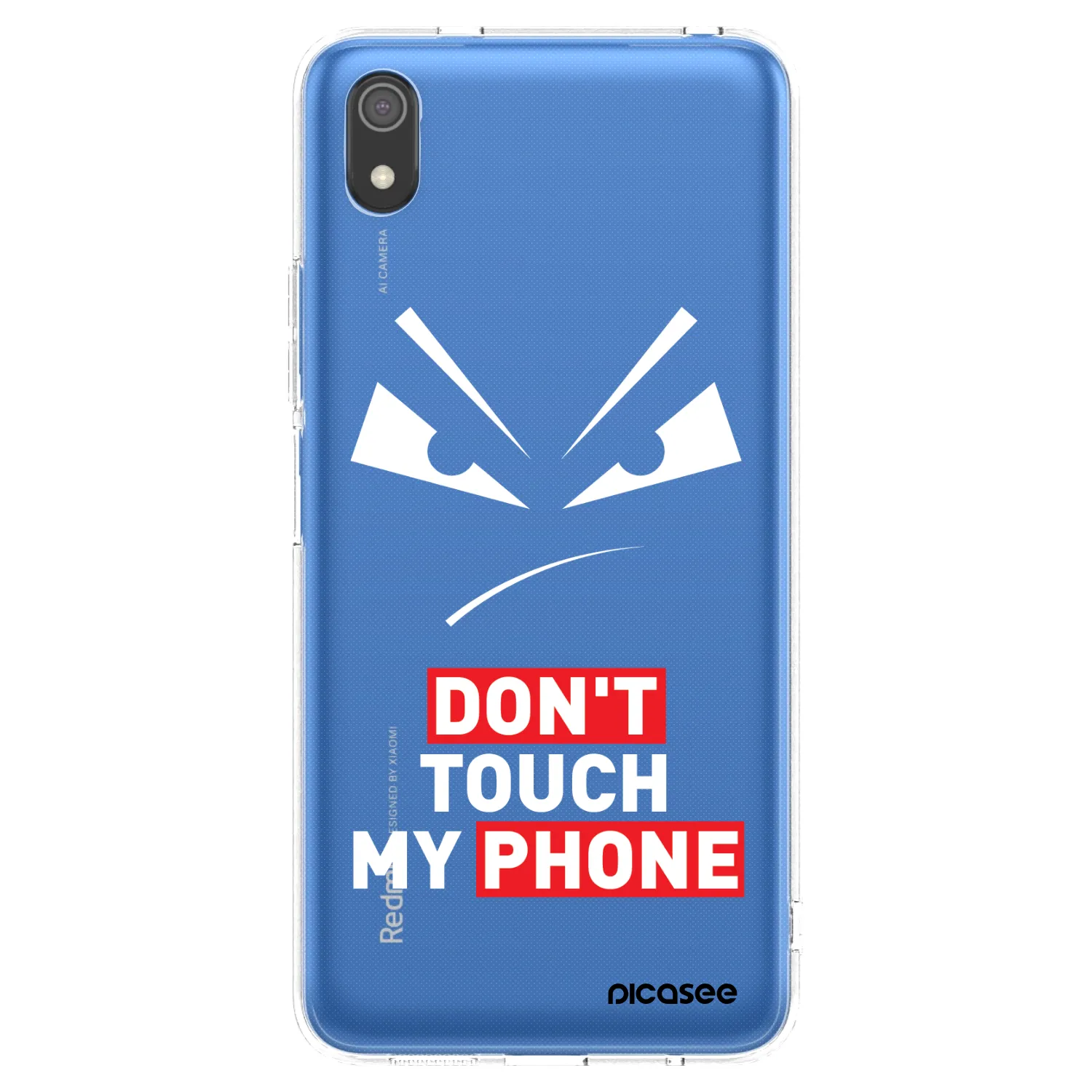 Picasee átlátszó szilikon tok az alábbi mobiltelefonokra Xiaomi Redmi 7A - Evil Eye - Transparent