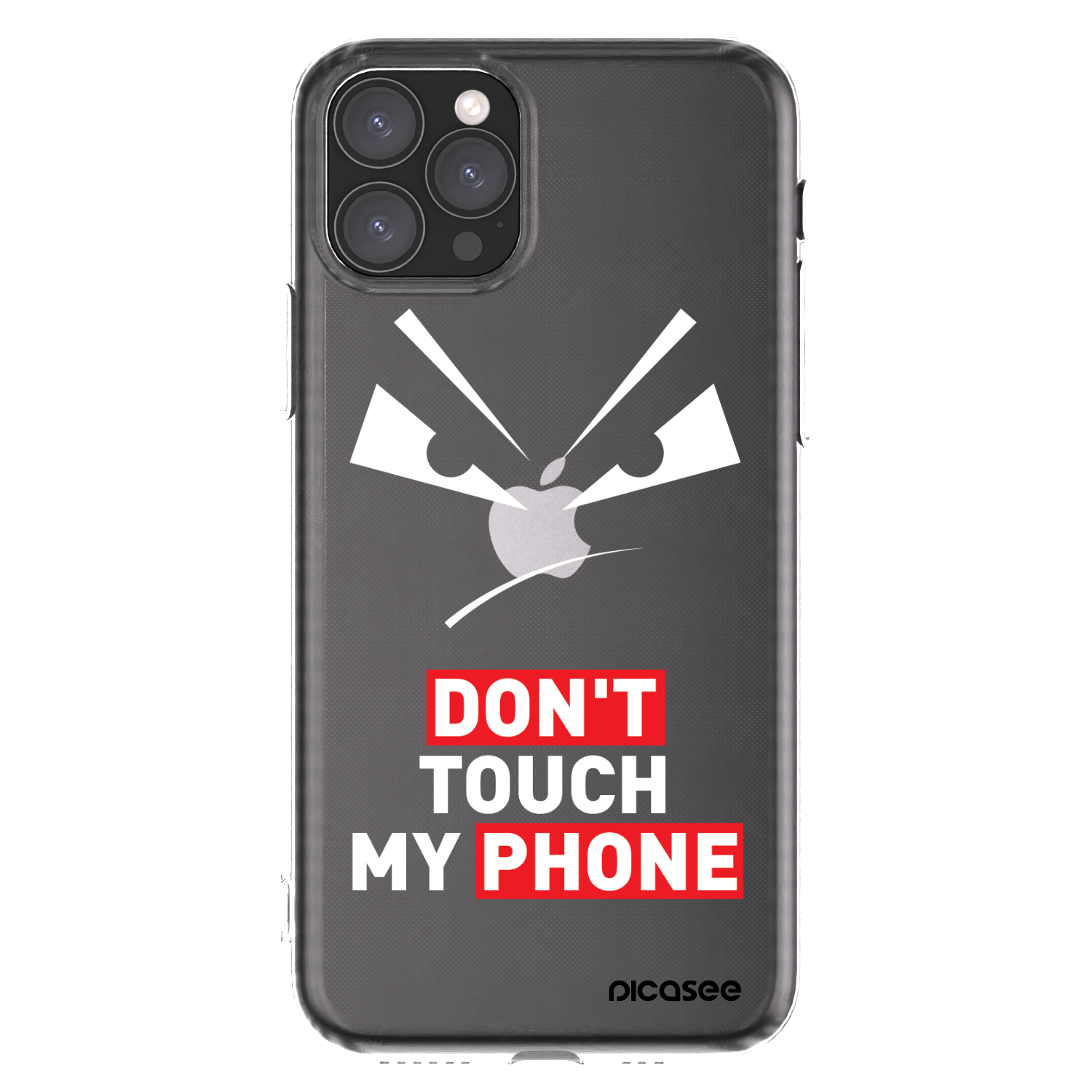 Picasee átlátszó szilikon tok az alábbi mobiltelefonokra Apple iPhone 11 Pro - Evil Eye - Transparent