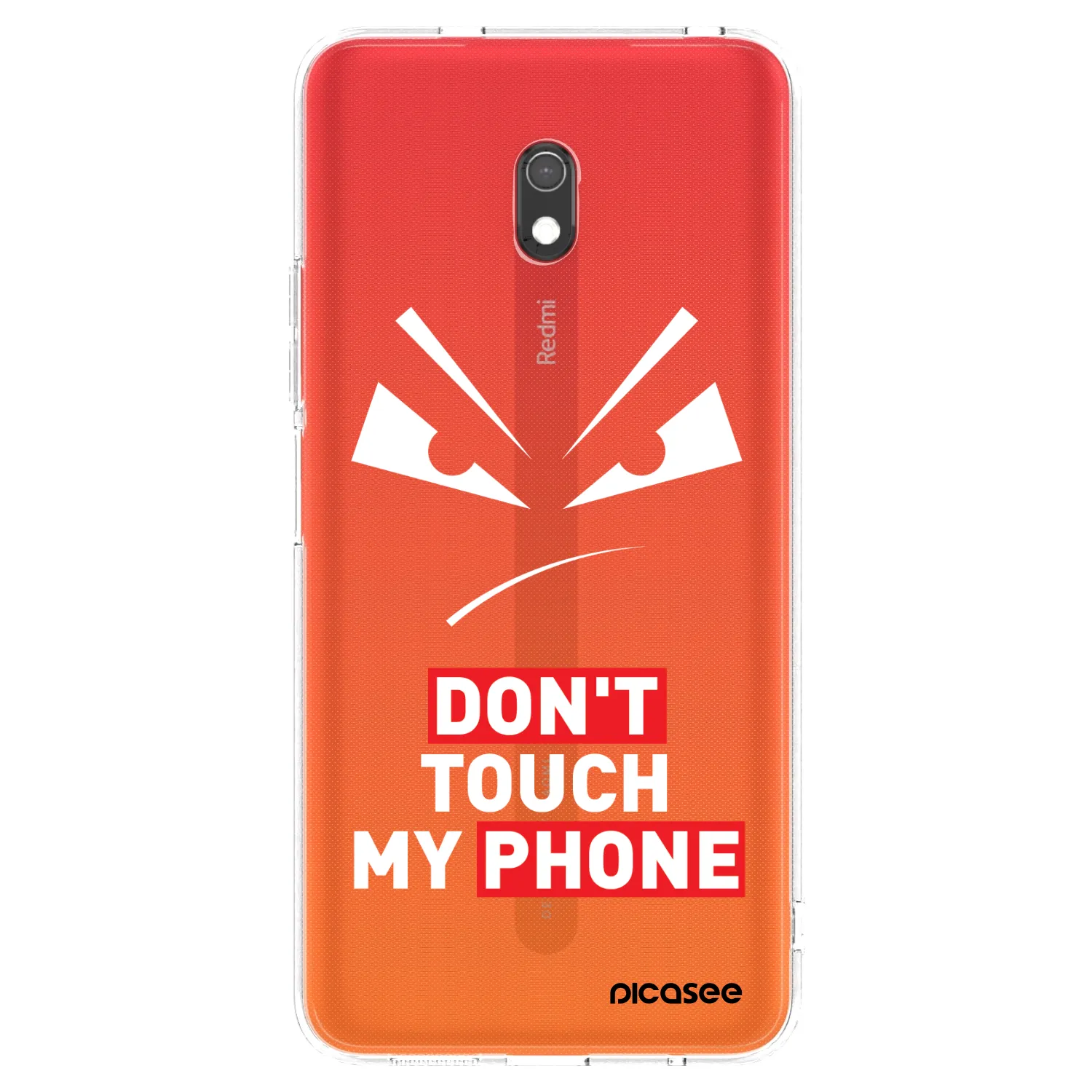 Picasee átlátszó szilikon tok az alábbi mobiltelefonokra Xiaomi Redmi 8A - Evil Eye - Transparent