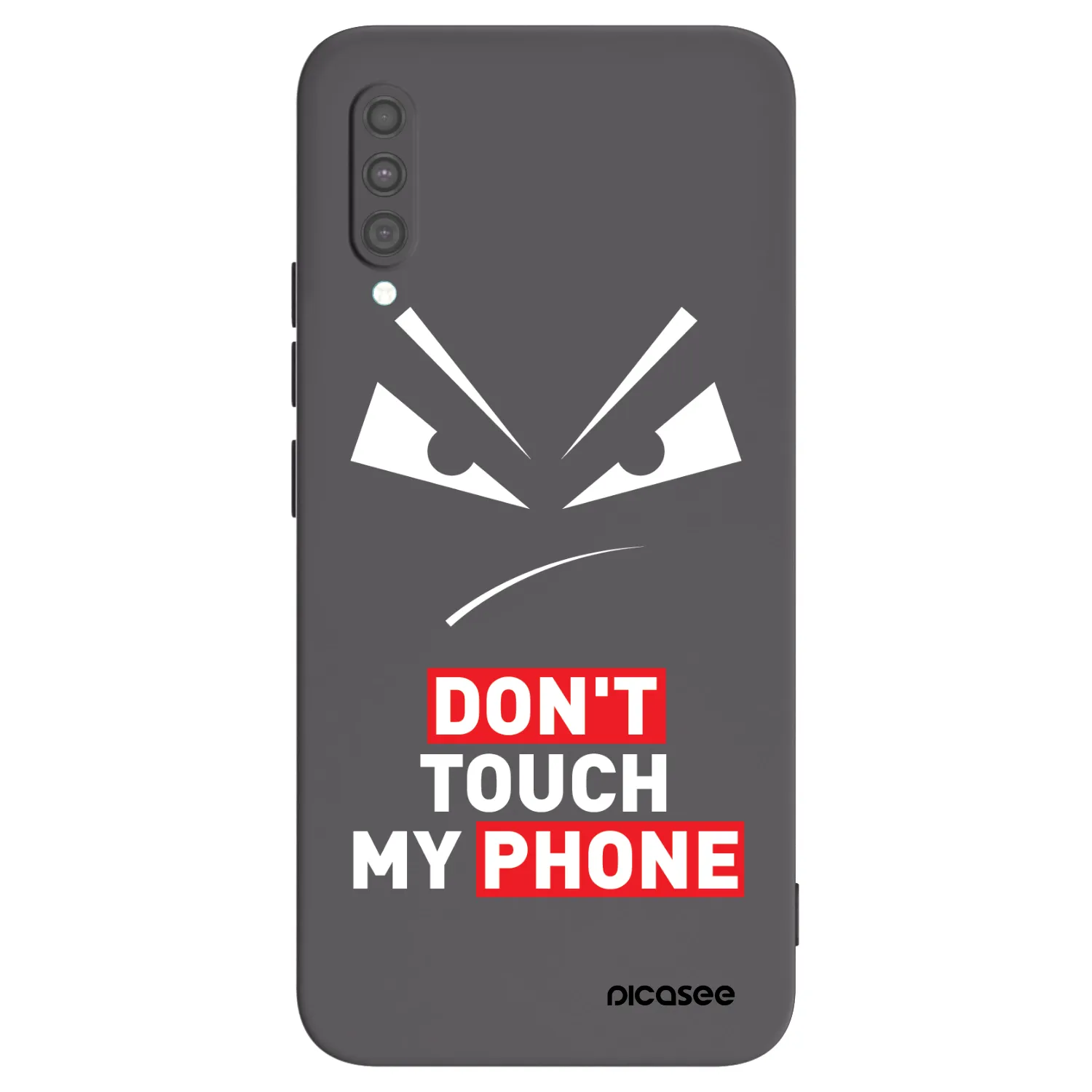 Picasee fekete szilikon tok az alábbi mobiltelefonokra Samsung Galaxy A30s A307F - Evil Eye - Transparent
