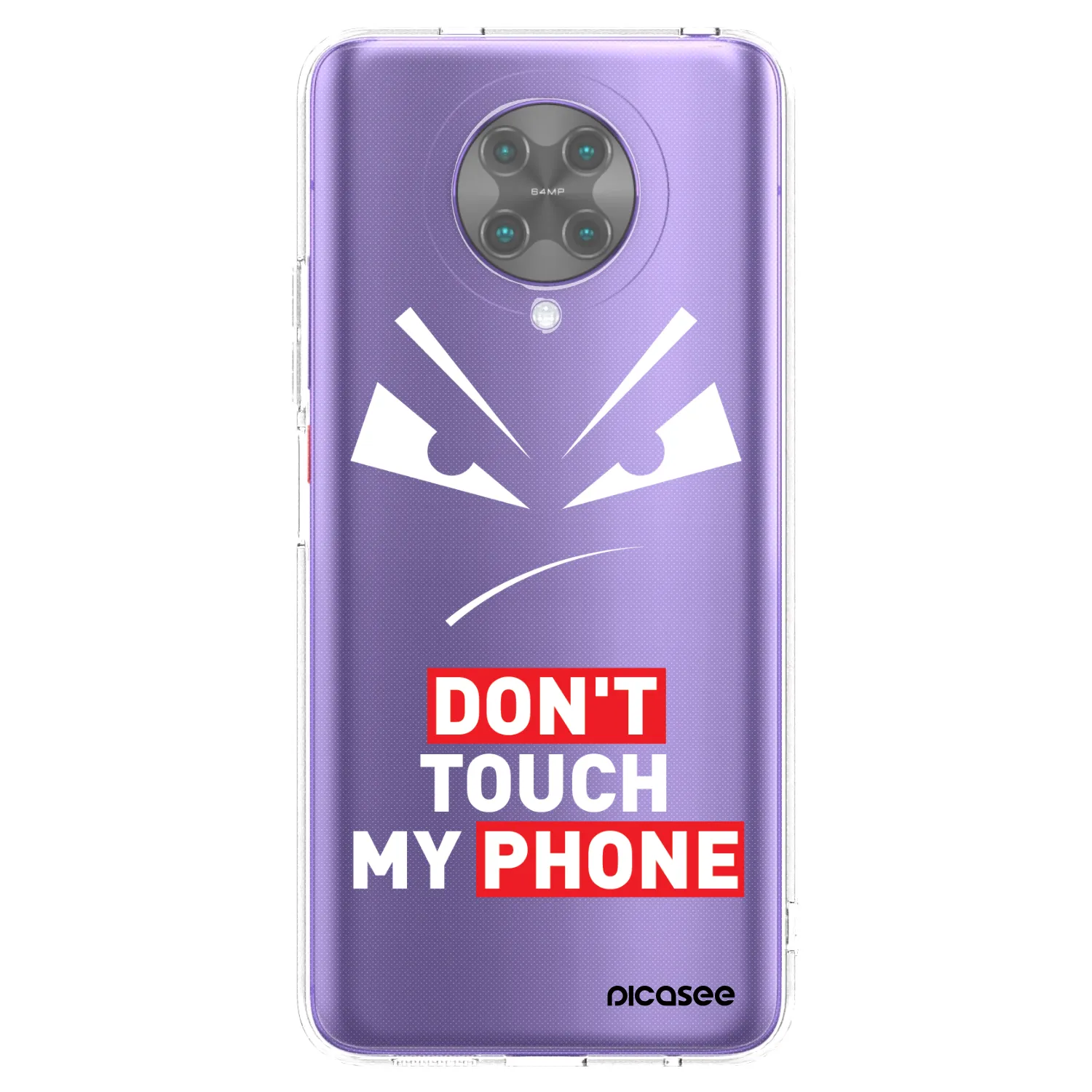 Picasee átlátszó szilikon tok az alábbi mobiltelefonokra Xiaomi Poco F2 Pro - Evil Eye - Transparent