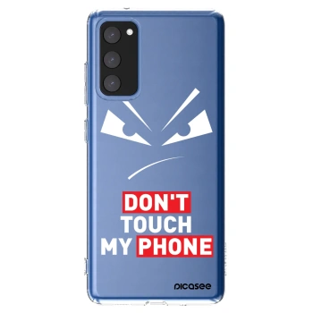 Picasee átlátszó szilikon tok az alábbi mobiltelefonokra Samsung Galaxy S20 FE - Evil Eye - Transparent