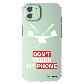 Picasee átlátszó szilikon tok az alábbi mobiltelefonokra Apple iPhone 12 - Evil Eye - Transparent