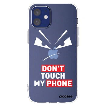 Picasee átlátszó szilikon tok az alábbi mobiltelefonokra Apple iPhone 12 mini - Evil Eye - Transparent