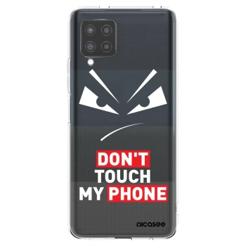Picasee átlátszó szilikon tok az alábbi mobiltelefonokra Samsung Galaxy A42 A426B - Evil Eye - Transparent