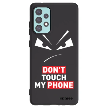Picasee fekete szilikon tok az alábbi mobiltelefonokra Samsung Galaxy A72 A725F - Evil Eye - Transparent