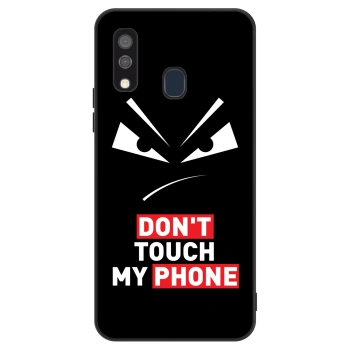 Szilikon tok erre a típusra Samsung Galaxy A40 A405F - Evil Eye - Transparent