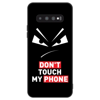 Szilikon tok erre a típusra Samsung Galaxy S10 G973 - Evil Eye - Transparent