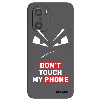 Picasee fekete szilikon tok az alábbi mobiltelefonokra Xiaomi Poco F3 - Evil Eye - Transparent