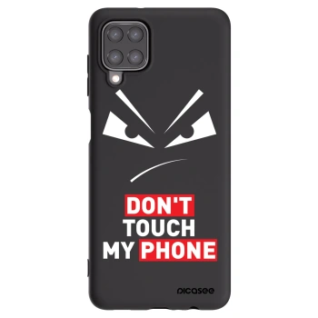 Picasee fekete szilikon tok az alábbi mobiltelefonokra Samsung Galaxy M12 M127F - Evil Eye - Transparent