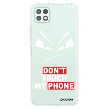 Picasee átlátszó szilikon tok az alábbi mobiltelefonokra Samsung Galaxy A22 A226B 5G - Evil Eye - Transparent