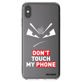 Picasee átlátszó szilikon tok az alábbi mobiltelefonokra Apple iPhone XS Max - Evil Eye - Transparent