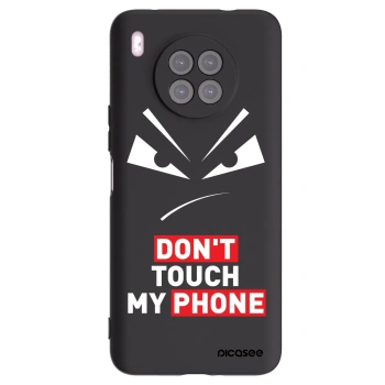 Picasee fekete szilikon tok az alábbi mobiltelefonokra Huawei Nova 8i - Evil Eye - Transparent