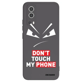 Picasee fekete szilikon tok az alábbi mobiltelefonokra Vivo Y72 5G - Evil Eye - Transparent