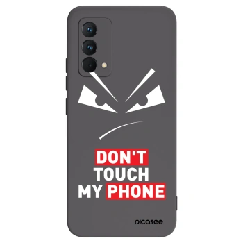 Picasee fekete szilikon tok az alábbi mobiltelefonokra Realme GT Master Edition 5G - Evil Eye - Transparent