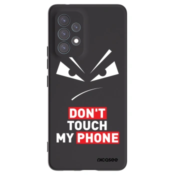 Picasee fekete szilikon tok az alábbi mobiltelefonokra Samsung Galaxy A53 5G A536 - Evil Eye - Transparent