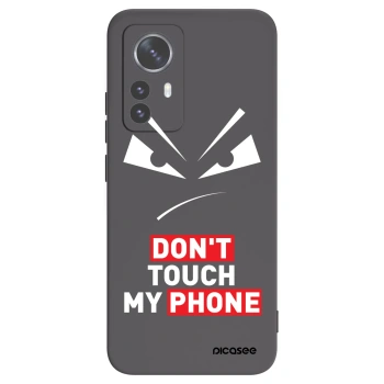 Picasee fekete szilikon tok az alábbi mobiltelefonokra Xiaomi 12 Pro - Evil Eye - Transparent