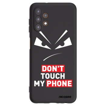 Picasee fekete szilikon tok az alábbi mobiltelefonokra Samsung Galaxy A13 4G A135 - Evil Eye - Transparent