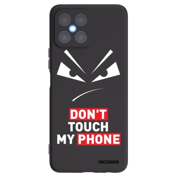 Picasee fekete szilikon tok az alábbi mobiltelefonokra Honor X8 4G - Evil Eye - Transparent