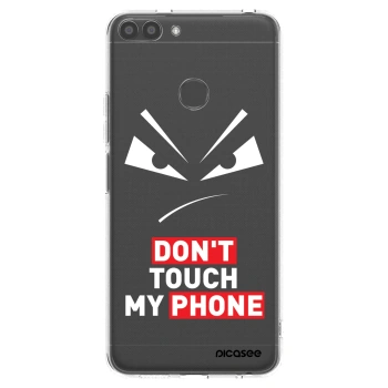 Picasee átlátszó szilikon tok az alábbi mobiltelefonokra Huawei P Smart - Evil Eye - Transparent