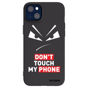 Picasee fekete szilikon tok az alábbi mobiltelefonokra Apple iPhone 14 Plus - Evil Eye - Transparent