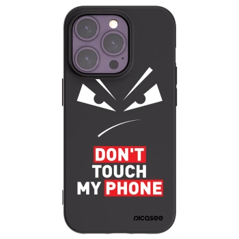 Picasee fekete szilikon tok az alábbi mobiltelefonokra Apple iPhone 14 Pro - Evil Eye - Transparent