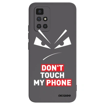 Picasee fekete szilikon tok az alábbi mobiltelefonokra Xiaomi Redmi 10 (2022) - Evil Eye - Transparent