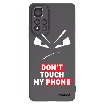 Picasee fekete szilikon tok az alábbi mobiltelefonokra Xiaomi Redmi Note 11 Pro+ 5G - Evil Eye - Transparent