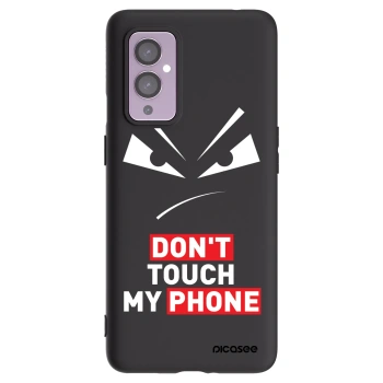 Picasee fekete szilikon tok az alábbi mobiltelefonokra OnePlus 9 - Evil Eye - Transparent