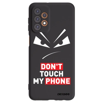 Picasee fekete szilikon tok az alábbi mobiltelefonokra Samsung Galaxy A23 A235F 4G - Evil Eye - Transparent