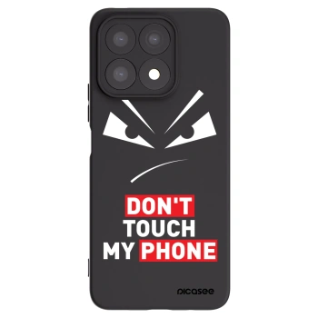 Picasee fekete szilikon tok az alábbi mobiltelefonokra Honor X8a - Evil Eye - Transparent
