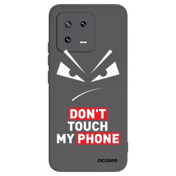 Picasee fekete szilikon tok az alábbi mobiltelefonokra Xiaomi 13 Pro - Evil Eye - Transparent