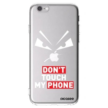Picasee átlátszó szilikon tok az alábbi mobiltelefonokra Apple iPhone 6/6S - Evil Eye - Transparent