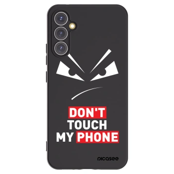 Picasee fekete szilikon tok az alábbi mobiltelefonokra Samsung Galaxy A34 5G A346B - Evil Eye - Transparent