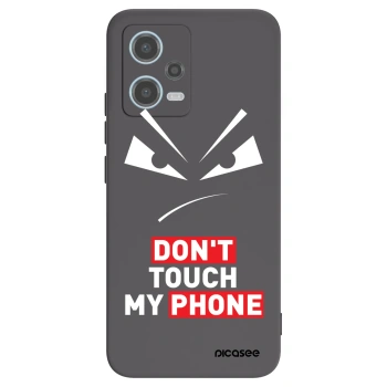 Picasee fekete szilikon tok az alábbi mobiltelefonokra Xiaomi Redmi Note 12 5G - Evil Eye - Transparent