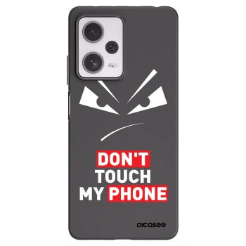 Picasee fekete szilikon tok az alábbi mobiltelefonokra Xiaomi Redmi Note 12 Pro+ 5G - Evil Eye - Transparent