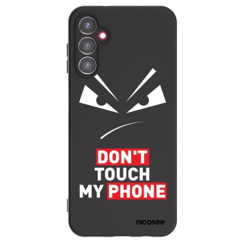 Picasee fekete szilikon tok az alábbi mobiltelefonokra Samsung Galaxy A14 4G A145R - Evil Eye - Transparent