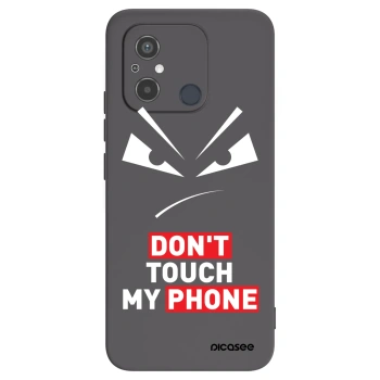 Picasee fekete szilikon tok az alábbi mobiltelefonokra Xiaomi Redmi 12C - Evil Eye - Transparent