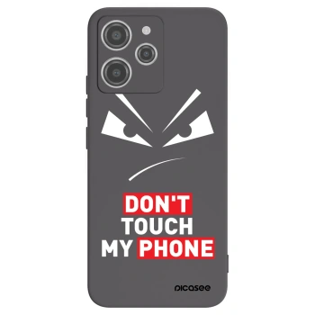 Picasee fekete szilikon tok az alábbi mobiltelefonokra Xiaomi Redmi 12 4G - Evil Eye - Transparent