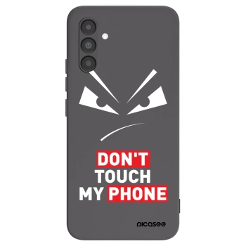 Picasee fekete szilikon tok az alábbi mobiltelefonokra Samsung Galaxy A04s A047F - Evil Eye - Transparent