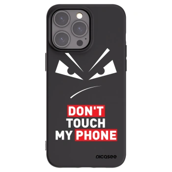 Picasee fekete szilikon tok az alábbi mobiltelefonokra Apple iPhone 15 Pro Max - Evil Eye - Transparent