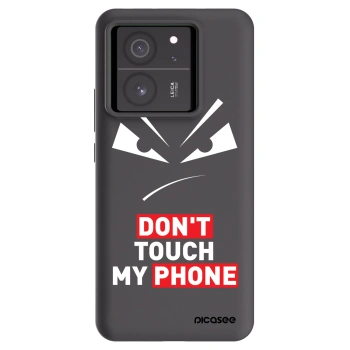 Picasee fekete szilikon tok az alábbi mobiltelefonokra Xiaomi 13T - Evil Eye - Transparent