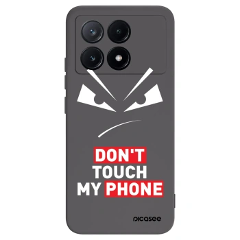 Picasee fekete szilikon tok az alábbi mobiltelefonokra Xiaomi Poco X6 Pro - Evil Eye - Transparent